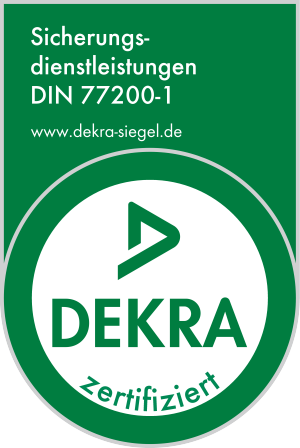 DEKRA Siegel Sicherungsdienstleistungen DIN 77200-1